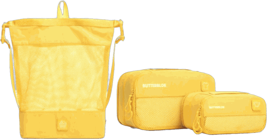 A Butterblok Starter Spread in Butter Yellow
